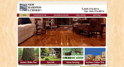 Desktop Screenshot of newhamptonlumberco.com